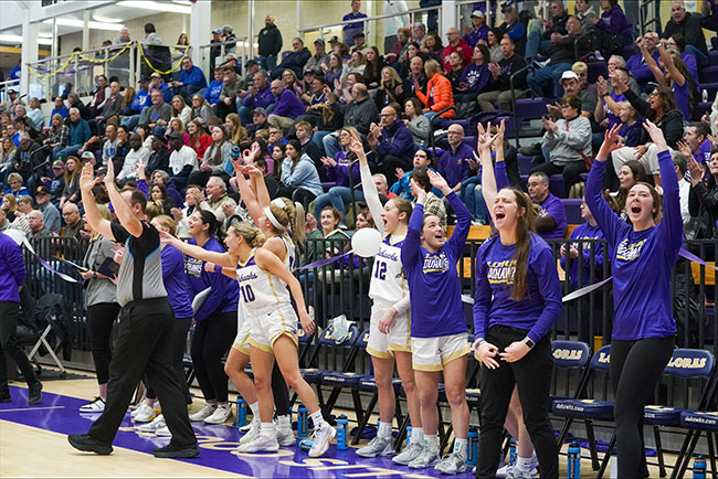 Women's Basketball Team Celebration